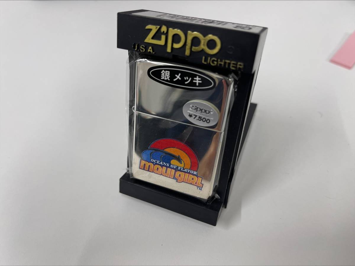 2766★【美品!】ZIPPO ジッポー ライター OCEANS OF FLAVOR maul giRL 着火未確認★