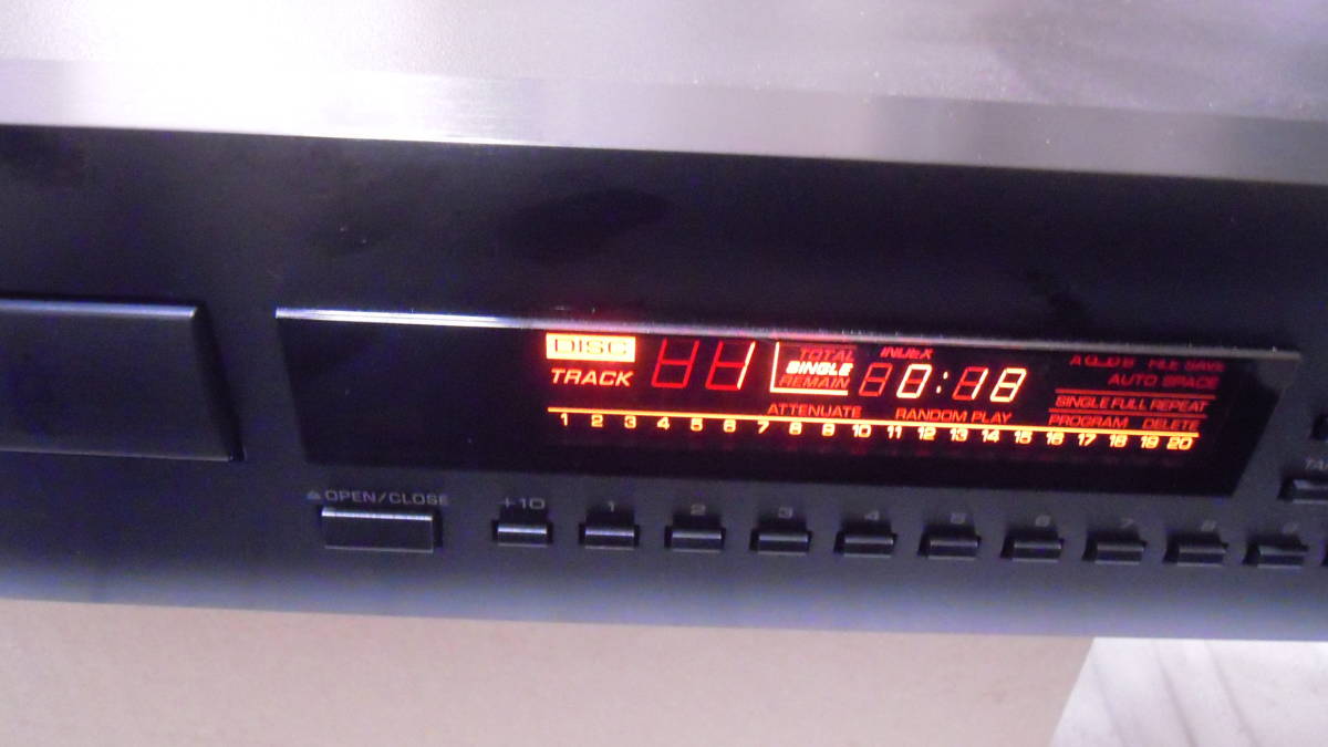 YAMAHA 名機 CDX-640 CDプレーヤ 美品 CDRテストOK！取説添付