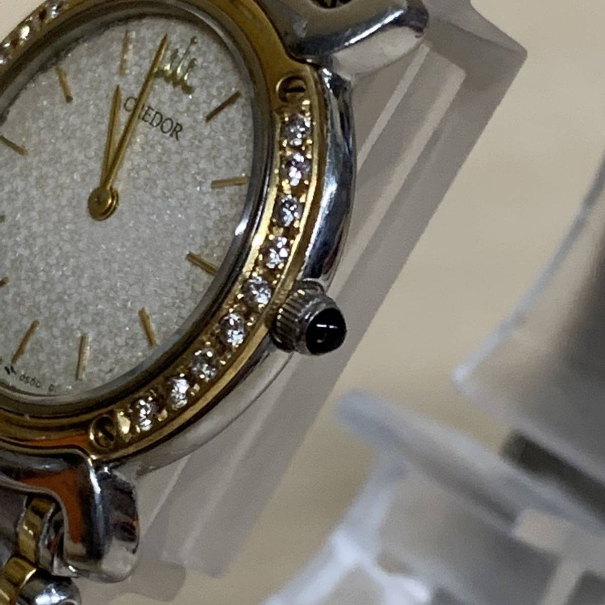 1円~【電池交換済み】SEIKO CREDOR セイコー クレドール 5A70-0210 SS 