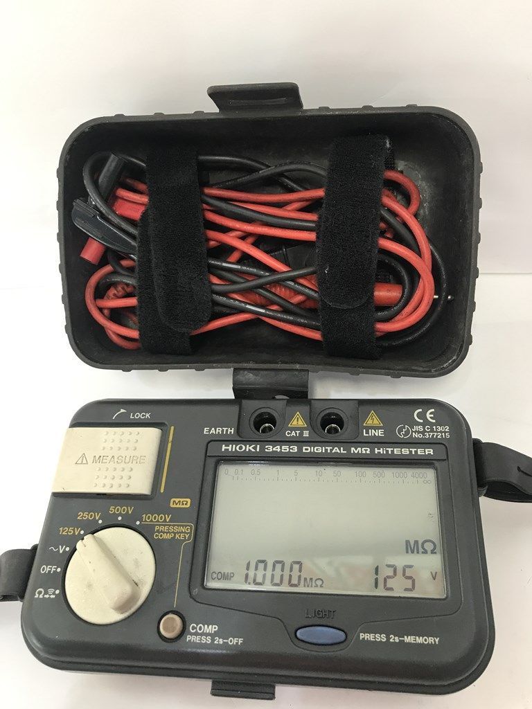 日置 ヒオキ デジタル絶縁抵抗計 ジャンク品 3453 DIGITAL MΩ HiTESTER HIOKI(測定器)｜売買されたオークション ...