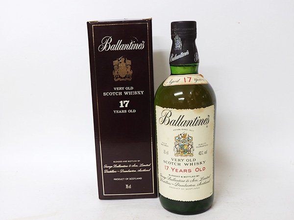 1円～☆バランタイン 17年 ベリーオールド ブレンデッド スコッチ