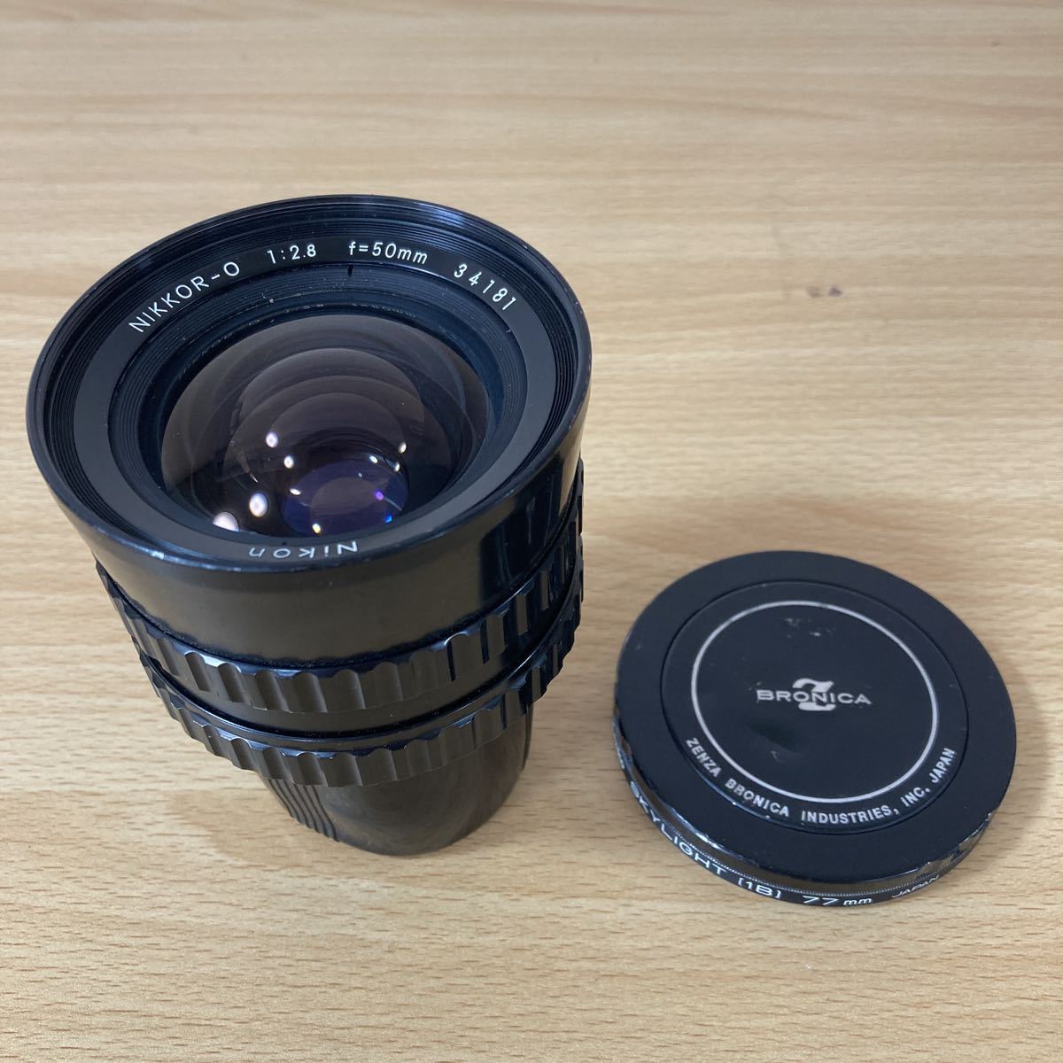 Nikkor-O 50mm f2.8 ブロニカ用 Rキャップ付 62mm Lens Cap Cover for