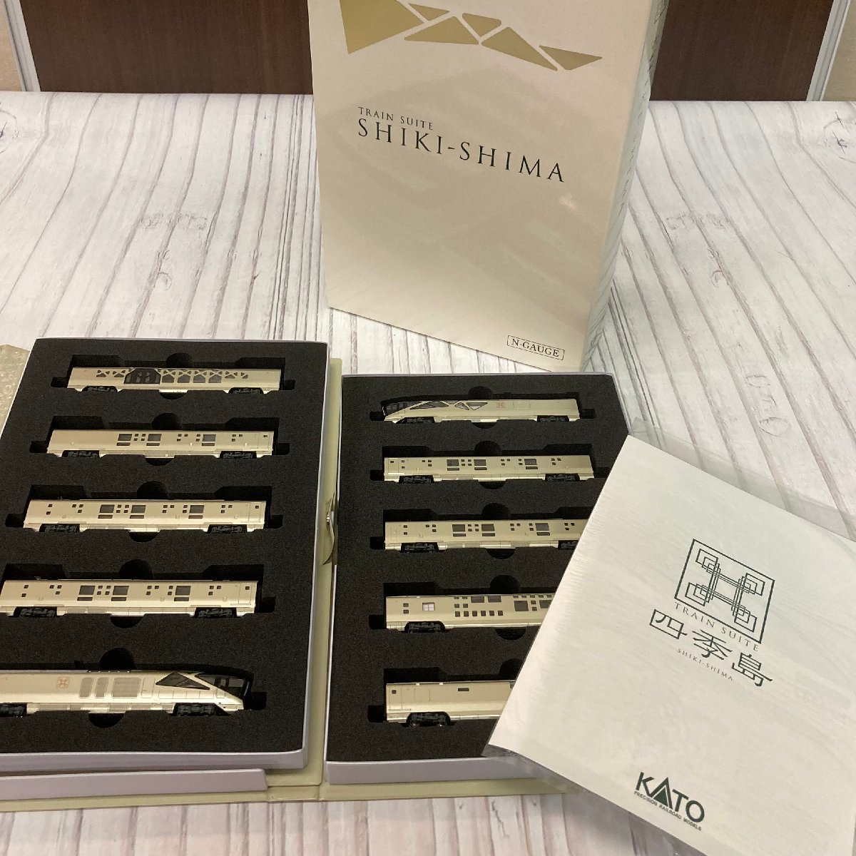 s001 1【未使用 Nゲージ KATO 10-1447 E001形 TRAIN SUITE 四季島 10両 