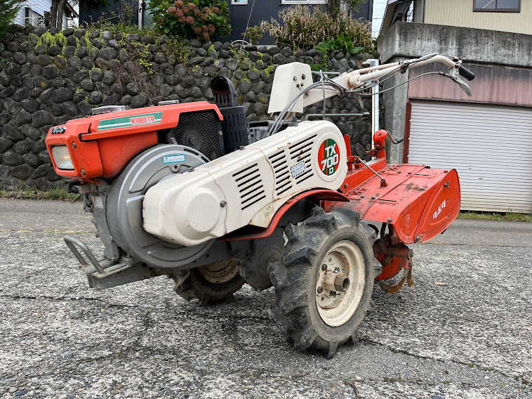 全国無料，低価 新潟 耕運機 クボタ TX700D ディーゼル 7馬力 管理機 