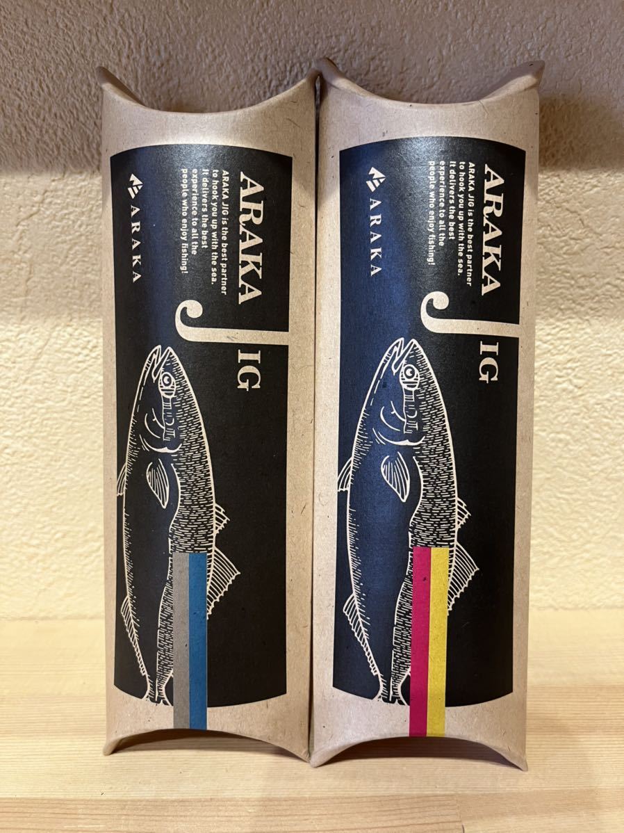 【得価，送料無料】 ARAKA JIG 2個セット アラカジグ つりよか Sandy Beach ピンク&times;ゴールド Deep Sea ブルー&times;シルバー 20g(メタルジグ)｜売買されたオークション情報、yahooの商品情報をアーカイブ公開 - オークフ 海水