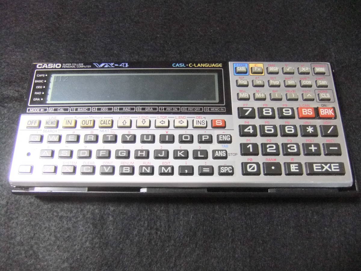 CASIO VX-4 スーパーカレッジパーソナルコンピュータ ポケコン 【公式