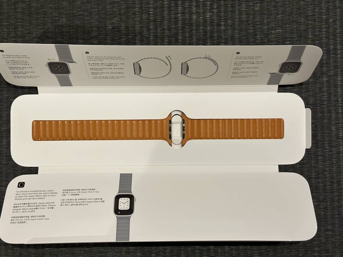 超美品 Apple Watch Series6 GPSモデル 44mm MOOM3J/A PRODUCT RED スポーツバンド ペアリング解除済 純正レザーリンクベルト付き 赤 Watch Apple Series 時計 ネイビー GPS&frasl;40mm