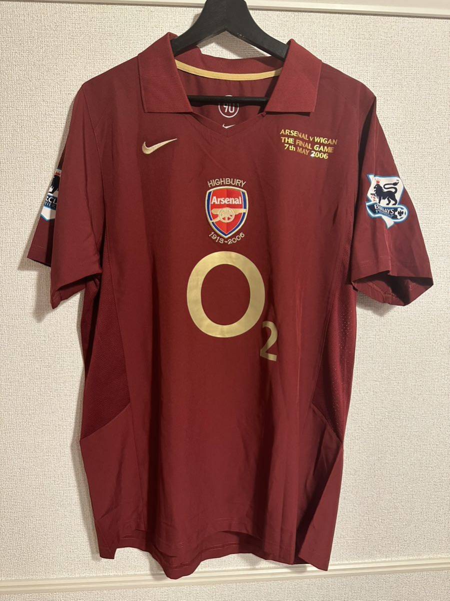 【正規品，送料無料】 2005 アーセナルFC H ユニフォーム アンリ(プレミアリーグ)｜売買されたオークション情報、yahooの商品情報をアーカイブ公開 - オークファン ユニフォーム