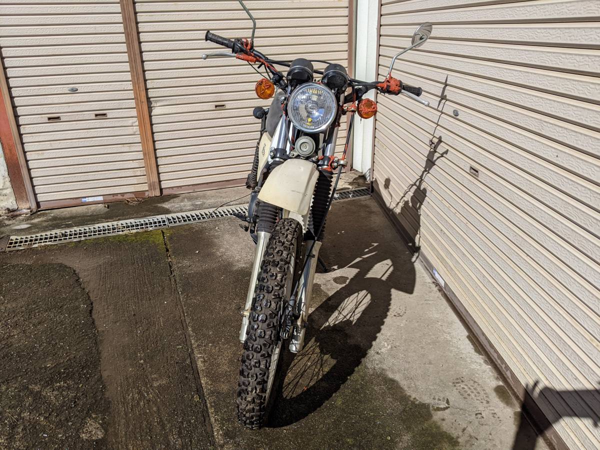 【商談中】klx250　不動　部品取りレストアに ◎カワサキ KL250 書類無 現状不動 レストアベース、部品取り用に
