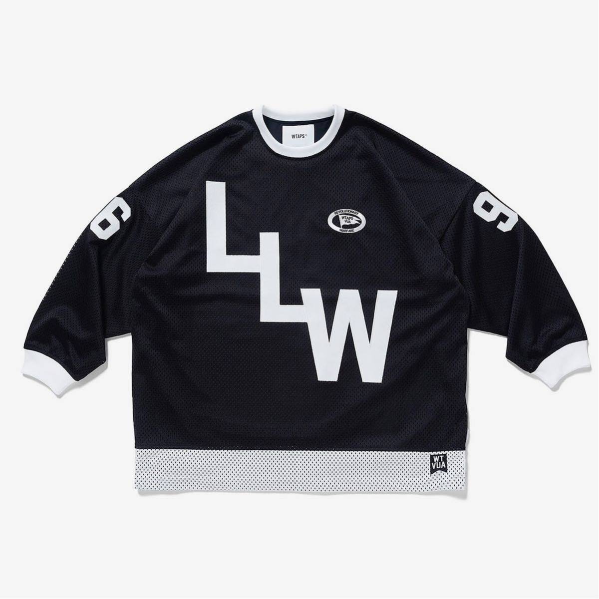 wtaps netminder ホッケーシャツ ブラック Lサイズ 新品 22AW WTAPS NETMINDER / LS / POLY. LLW ブラック XL ダブルタップス