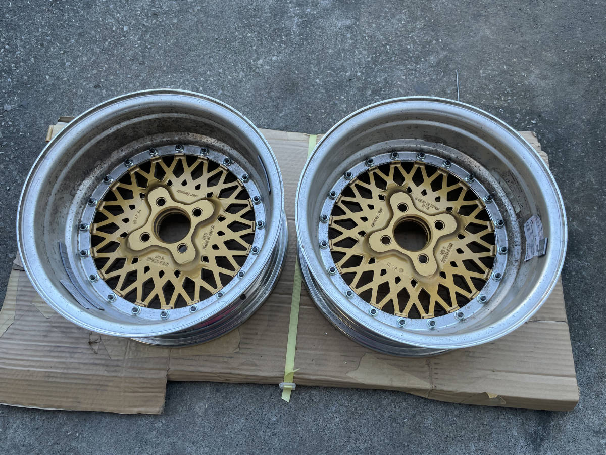 SSRフォーミュラメッシュ 15×6.5J +17 Bタイプ PCD100-4H ホイール2本 
