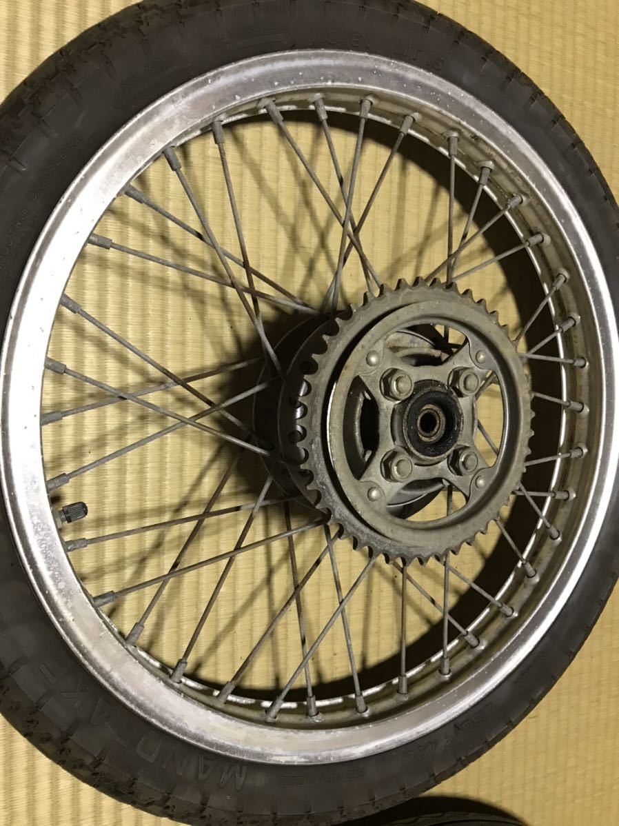 ☆ ホンダ 即決！！ ドリーム50 純正 ホイール 前後セット ☆ 2025年