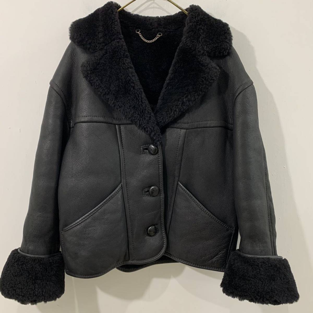 VINTAGE Lambs Craft リアルムートン ムートンジャケット 英国製 