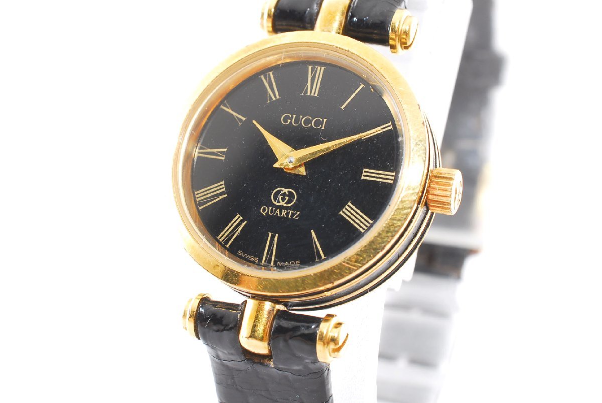GUCCI グッチ 3001M シェリーライン ローマン クォーツ メンズ 腕時計 