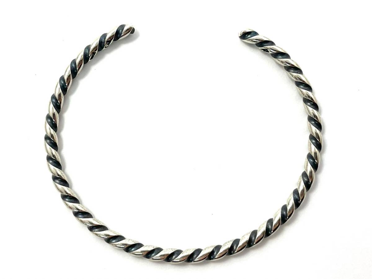 ■(20) TROLLBEADS/トロールビーズ バングル XS 刻印 925S LAA SILVER/シルバー 総重量(約)9g ブレスレット アクセサリー (34373)