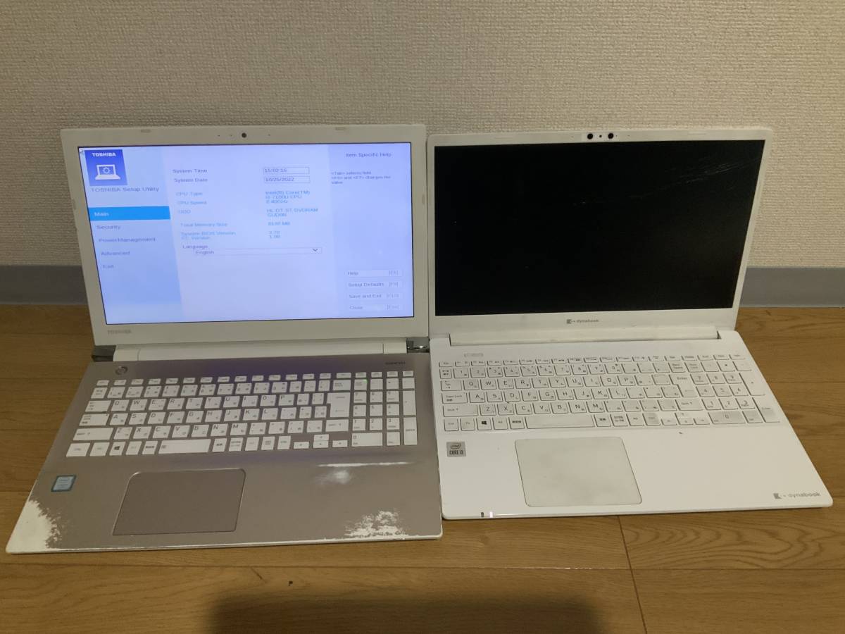 JXJK 10台セット【ジャンク】東芝 Dynabook VC72/H /Core i5-7200U 2.5