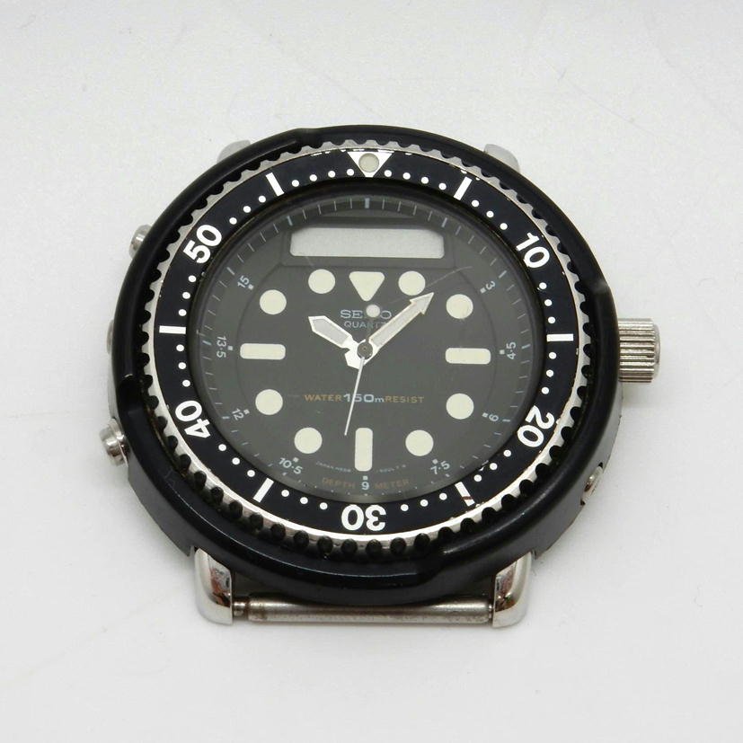 1円【ジャンク】SEIKO セイコー/ハイブリッドダイバー フェイスのみ 