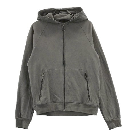 1円】PRADA プラダ フードジャケット グレー系 XS [240001796785