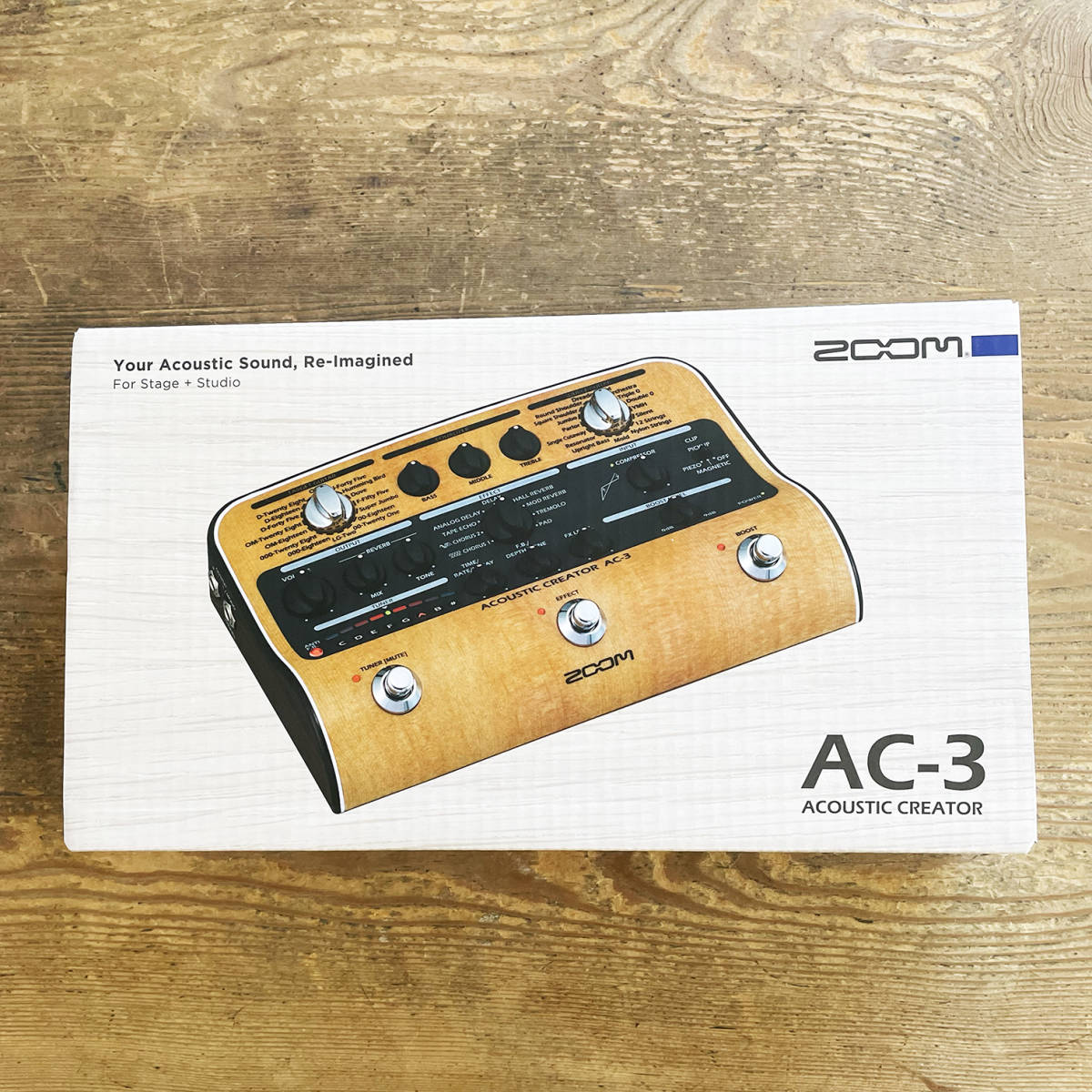 ZOOM AC-3 Acoustic Creator アコギ用プリアンプ
