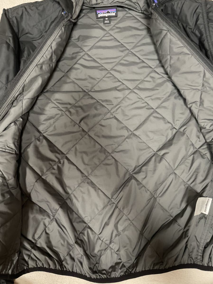 女性にも patagonia パタゴニア ダイアモンドキルトボマー 黒 サイズXS