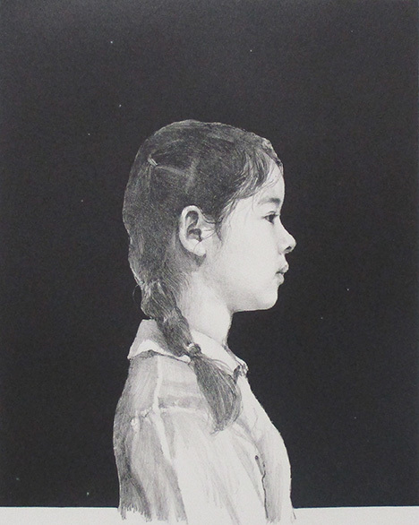 藤井勉『夜空（版画集「窓」より）』リトグラフ ed.H.C. 鉛筆サイン