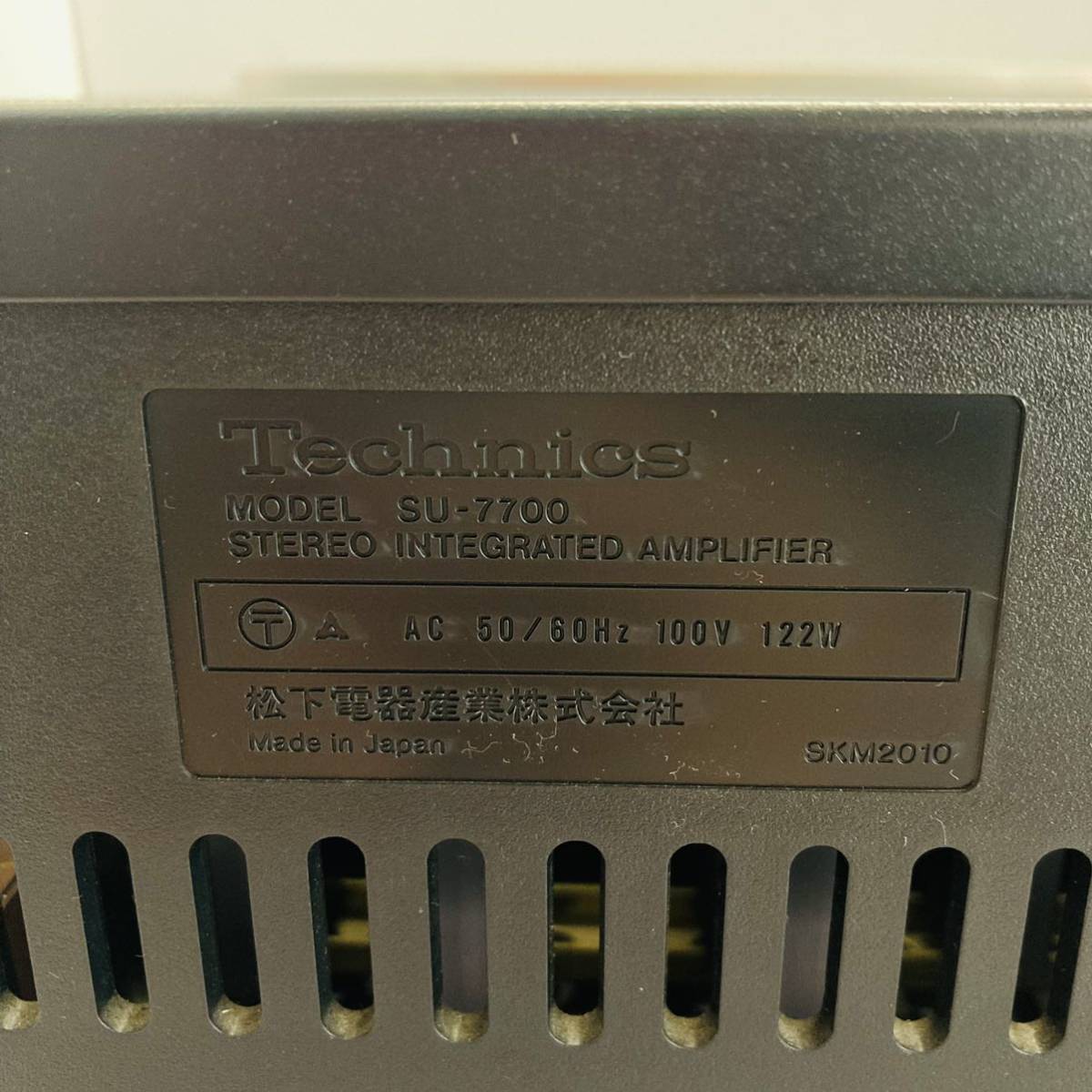 通電OK】 テクニクス Technics SU-7700 プリメインアンプ アンプ
