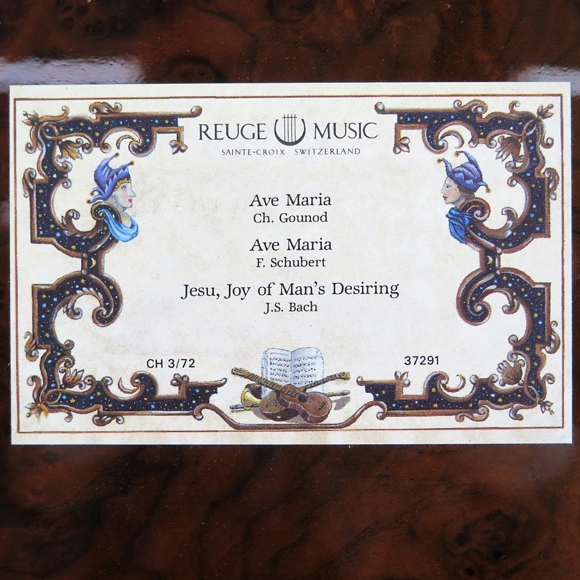REUGE リュージュ アヴェマリア オルゴール 72弁オルゴール『アヴェ