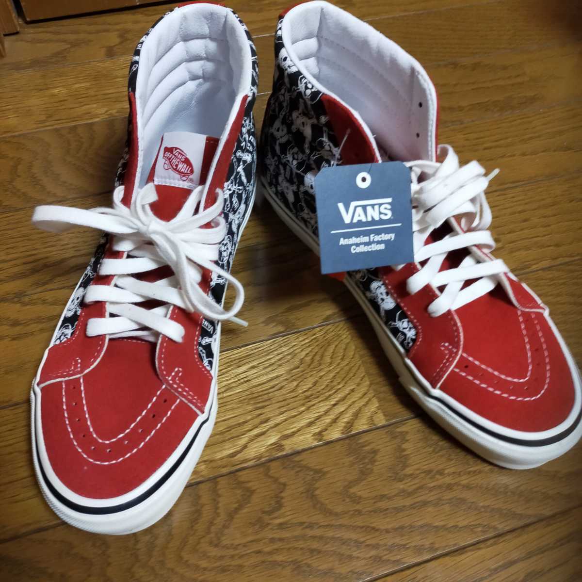 バンズ Vans 26.5センチ パイレーツ 髑髏 廃盤 SK8 バンズ USA VANS 