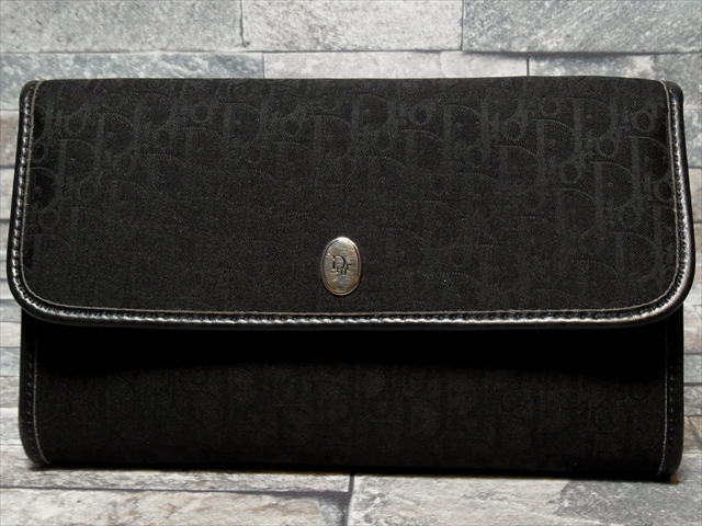 美品 Christian Dior クリスチャン ディオール トロッター ロゴ金具