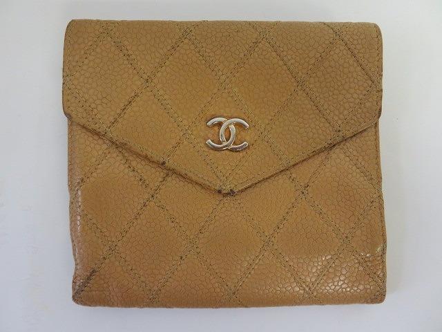 BDY3☆シャネル/CHANEL キャビアスキン ビコローレ ココマーク 3