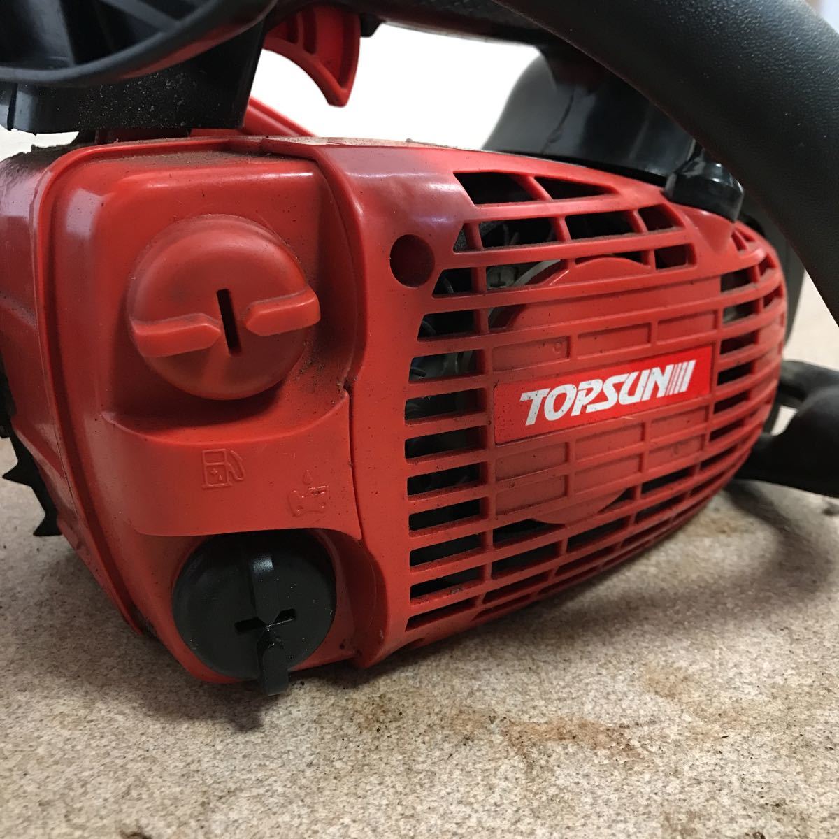 TOPSUN トップサン エンジンチェーンソー T3614 35cm 切断機 中古品 