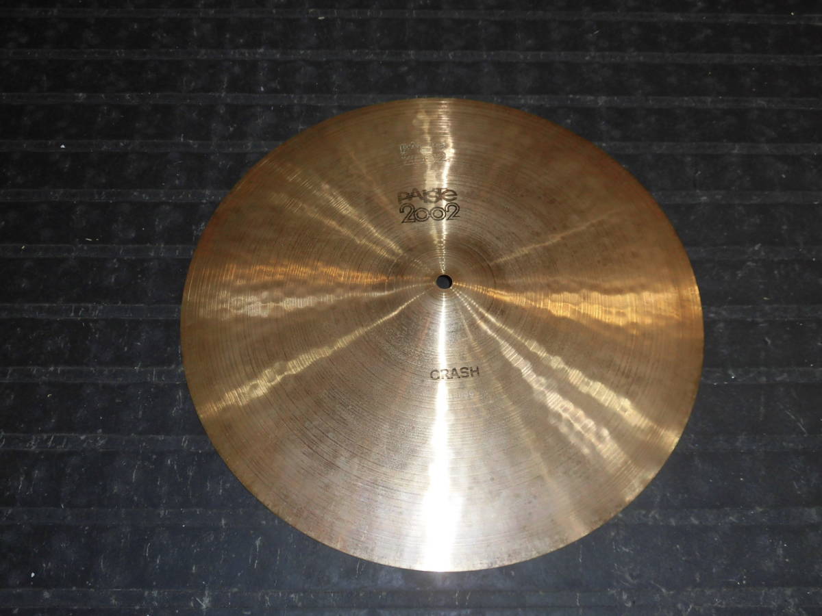 ◎ビンテージ◎クラッシュ16”◎PAISTE ( パイステ ) 2002-16 CRASH (黒
