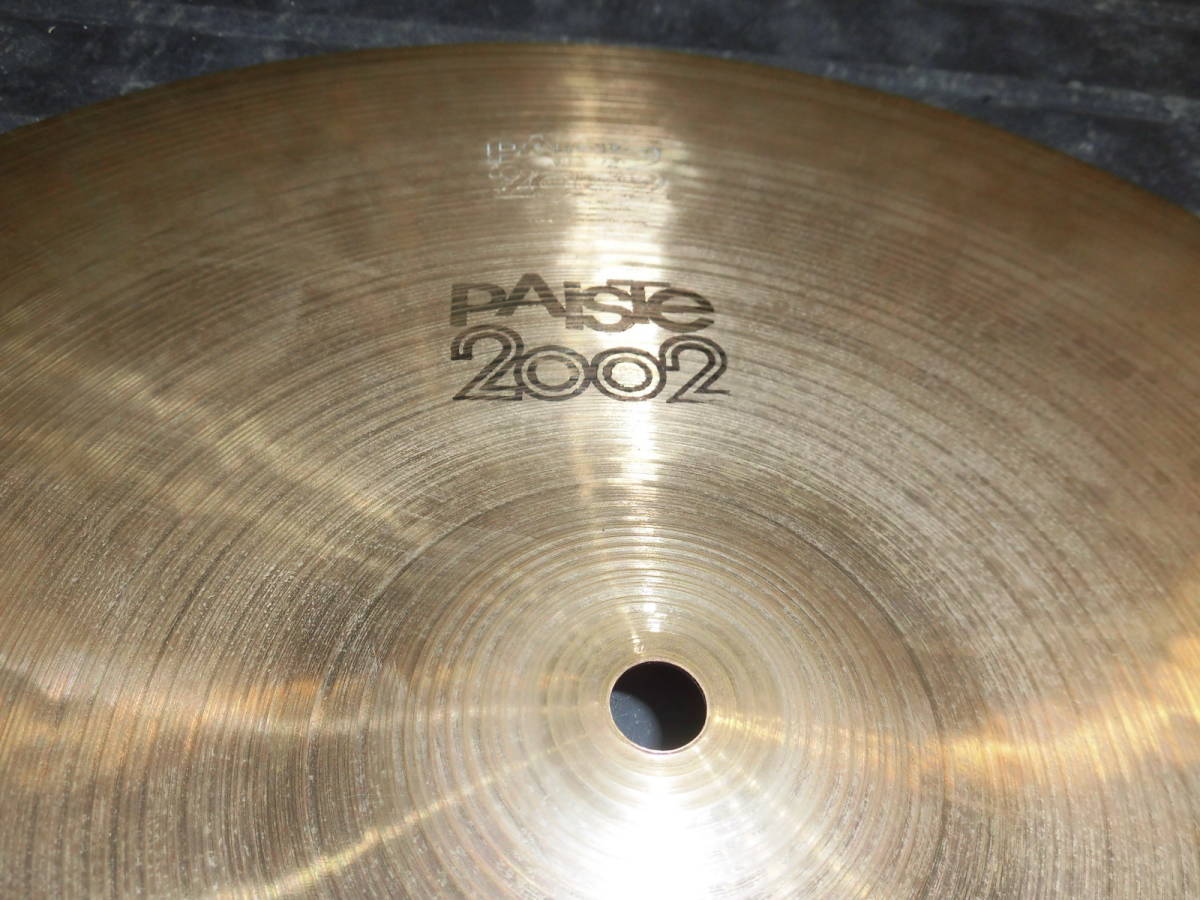 ◎ビンテージ◎クラッシュ16”◎PAISTE ( パイステ ) 2002-16 CRASH (黒