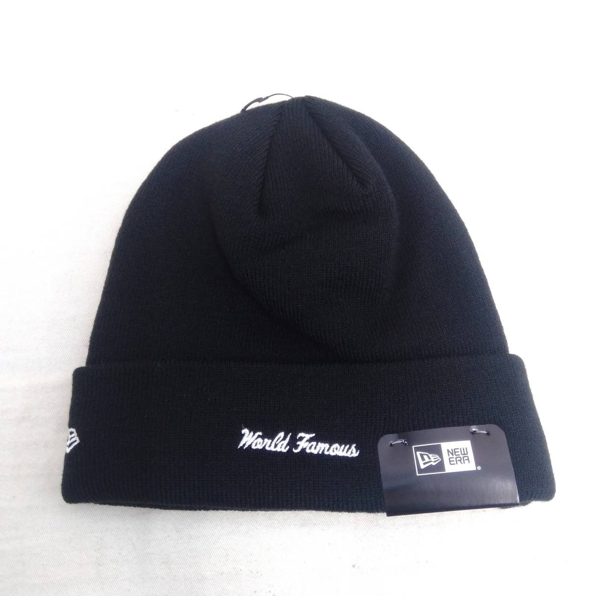 人気商品 Supreme ボックスロゴ ビーニー 黒 ブラック ニット帽 【公式