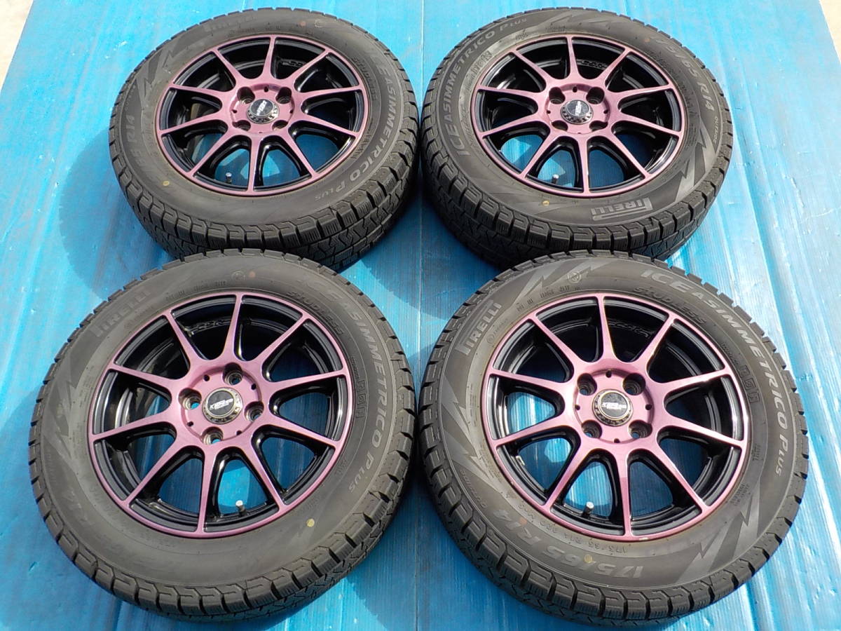 西濃☆X CROSS SPEED 14インチ 社外 アルミホイール 4本セット☆14x5.5J