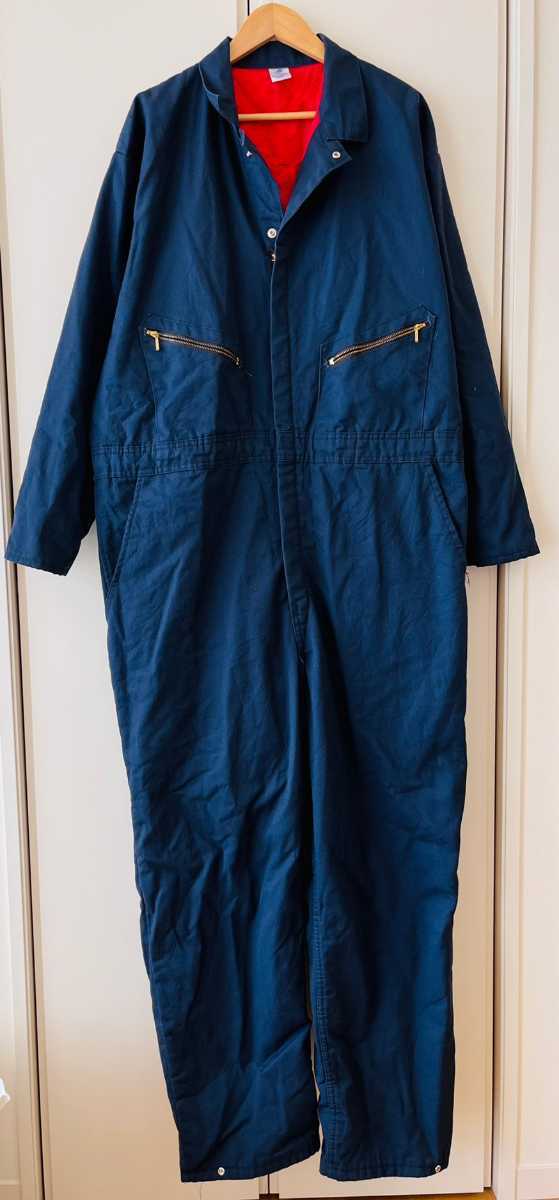 100%新品，2026 F6194cL アメリカ古着 ベール開封品 洗濯済 RED CAP レッドキャップ メキシコ製 サイズXXL つなぎ 裏地キルティング 作業着 ネイビー(つなぎ、オーバーオール)｜売買されたオークション情報、yaho つなぎ、オーバーオール