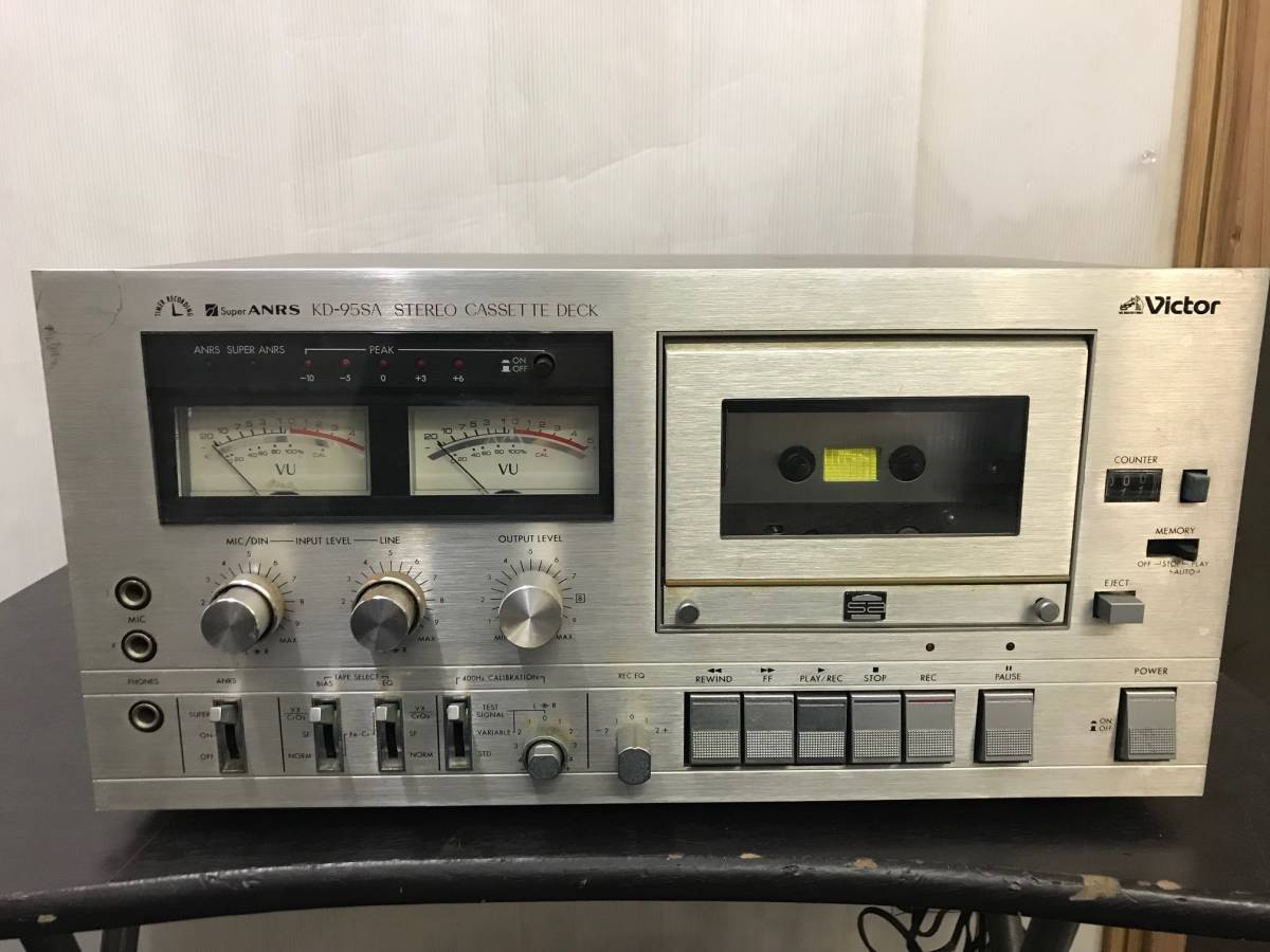 VICTOR KD-95SA カセットデッキ ジャンク品 KD-95SA ビクター カセットデッキ L76230 カセットデッキの通販はau ジャンク