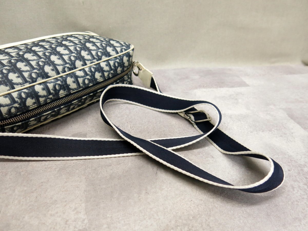 クリスチャンディオール ショルダーバッグ トロッター PVC パテントレザー