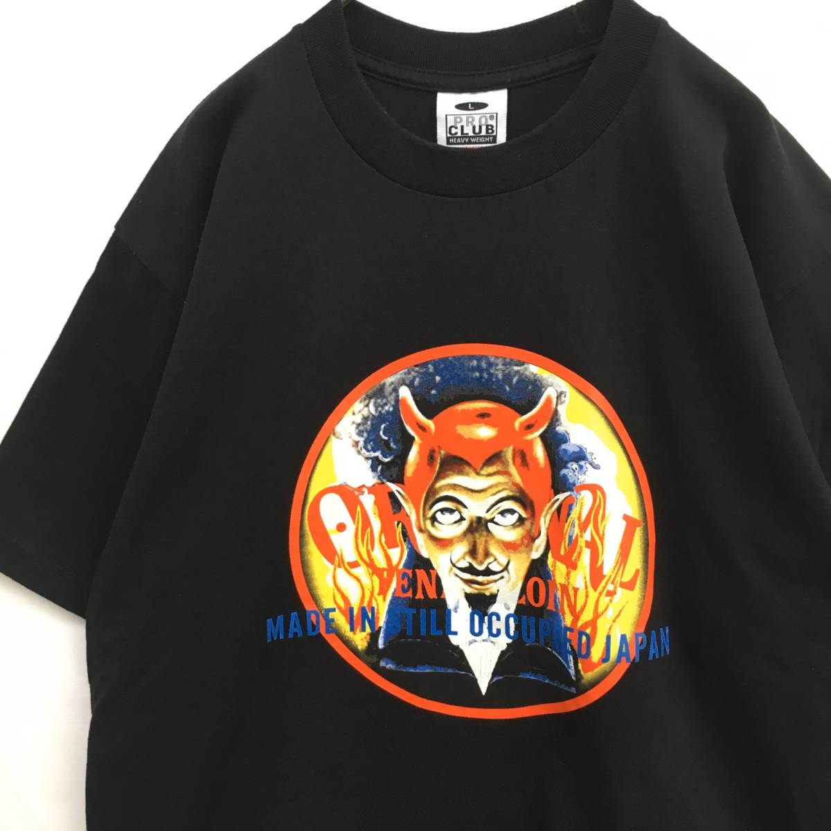 KZ5064☆TENDERLOIN :オールドニック Tシャツ☆L☆黒 テンダーロイン 