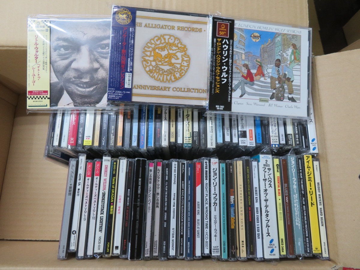  11｜￥1000 CD BLUESブルース｜まとめて64枚＋紙ジャケ2枚＋複数枚組3点セット｜Alligatorハウリンウルフ リトルウォルターアリゲータ(ブルース)｜売買されたオークション情報、yahooの商品情報を ブルース