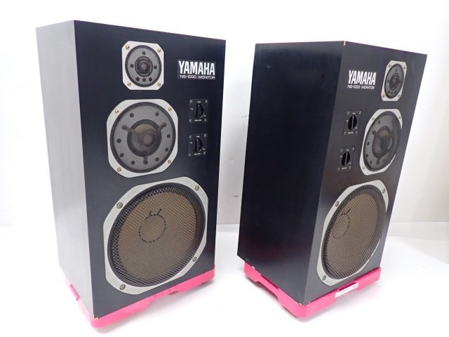 【静岡県直引き限定品】YAMAHA NS-1000M 3WAYモニタースピーカーシステム ペア ヤマハ センモニ オーディオ 音響機器 △ 680E7-1 YAMAHA NS-1000M ヤマハ ヤマハ、3Wayブックシェルフ型のフラッグ 3ウェイスピーカー ○