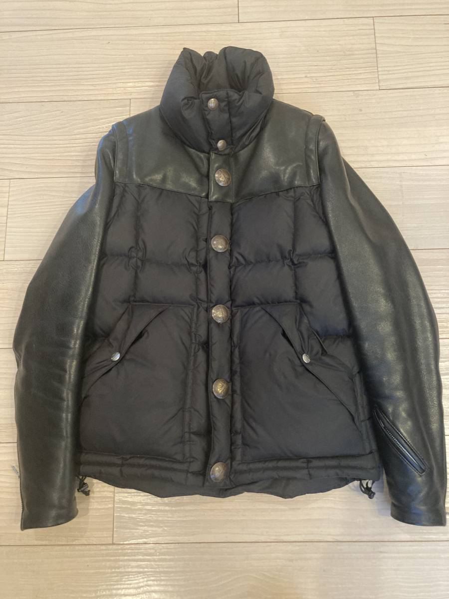 マウンテンリサーチ コンチョ ダウン レザー袖 MOUNTAIN RESEARCH 