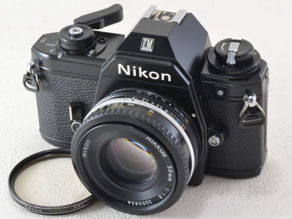 外観特上級】Nikon EM ボディ Nikon Ai NIKKOR 50mm F1.4 ニコン