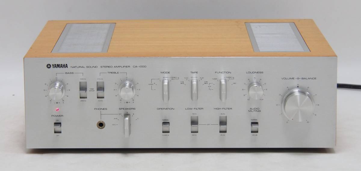 SG-579 YAMAHA ヤマハ プ プリメインアンプ CA-1000 音出し確認済み ヴィンテージ 1973年 オーディオ 音響機器 
