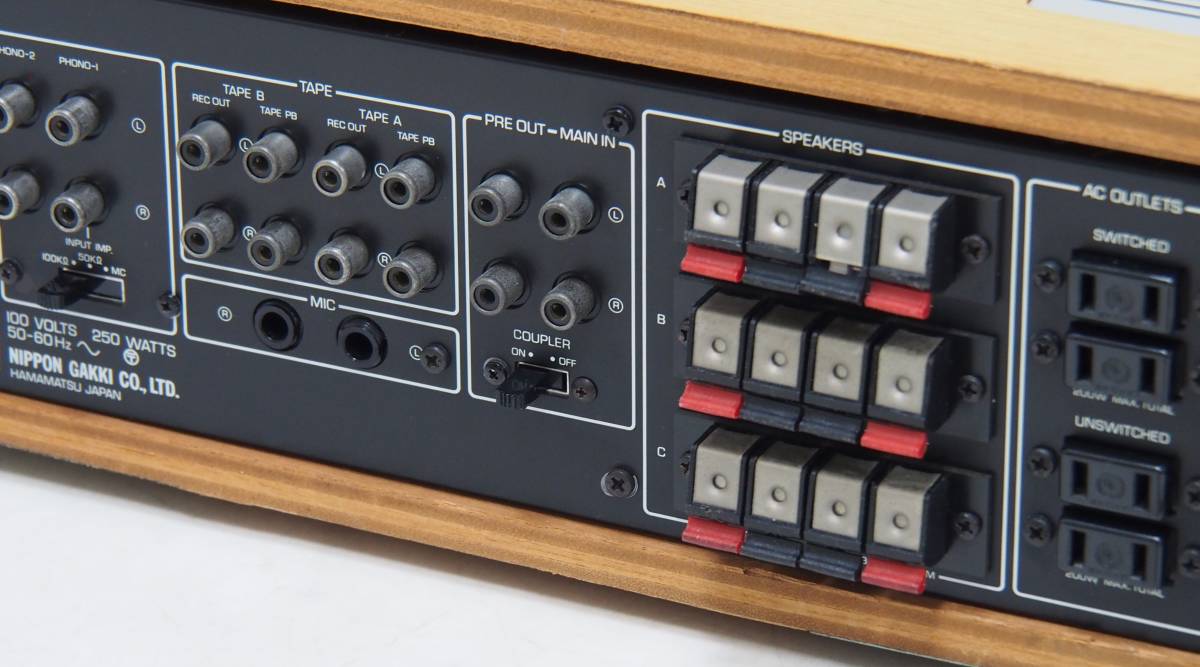 SG-579 YAMAHA ヤマハ プ プリメインアンプ CA-1000 音出し確認済み ヴィンテージ 1973年 オーディオ 音響機器 
