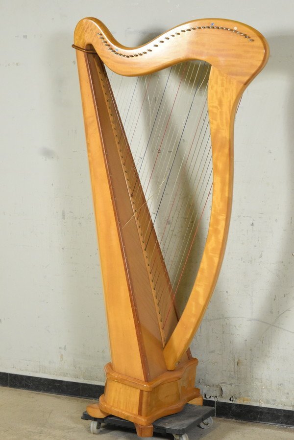 【極美品】青山ハープ AOYAMA 140D 36弦 アイリッシュハープ AOYAMA HARP/青山ハープ アイリッシュハープ レバーハープ 140D 36弦