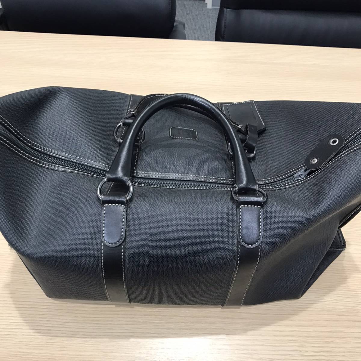 Dunhill ダンヒル レザー ブリーフケース ハンドバッグ ブラック 