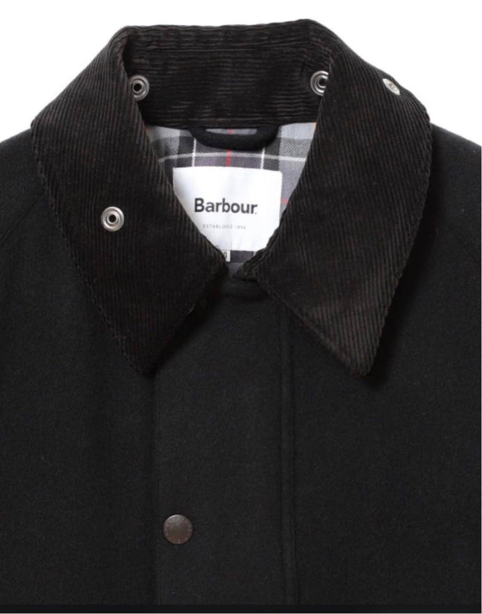 未使用品】Barbour × BEAMS F 別注 TRANSPORT JACKET ライトメルトン 
