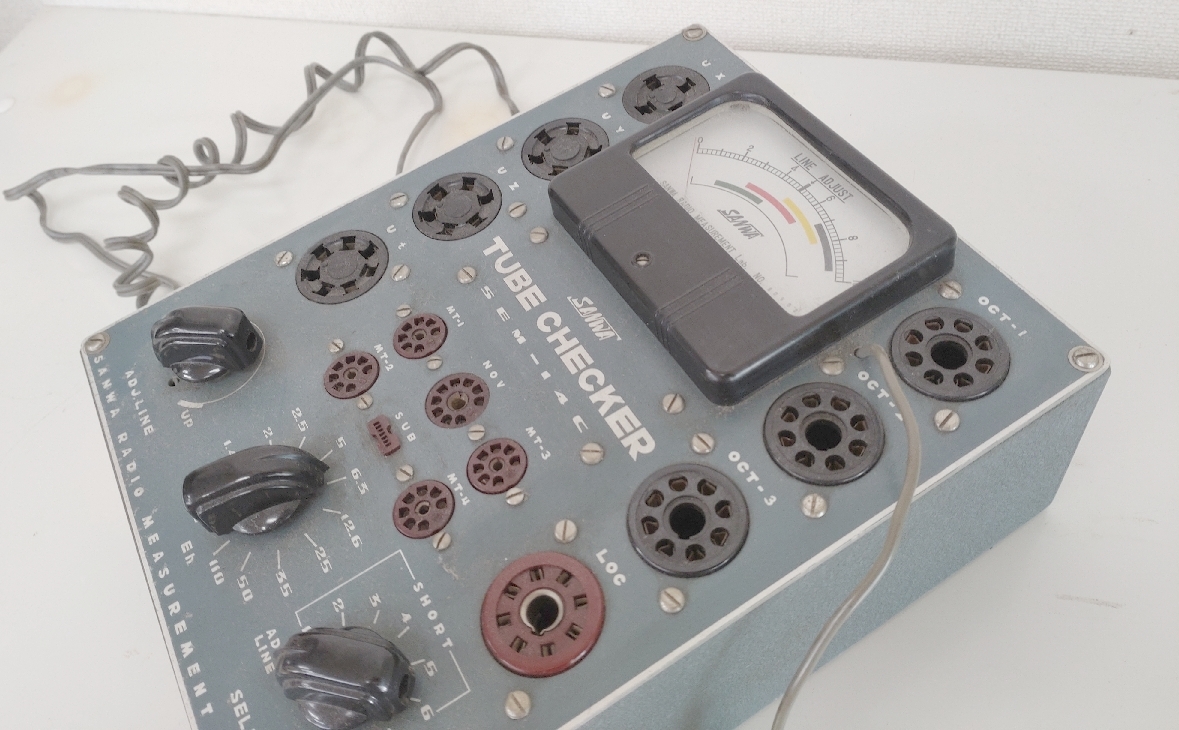 SANWA SEM-14C サンワ チューブ 昭和レトロ ジャンク チェッカー SEM