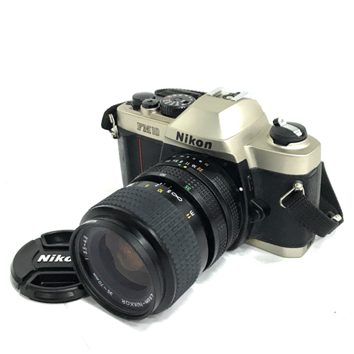 1円 Nikon FM10 Zoom-NIKKOR 35-70mm 1:3.5-4.8 一眼レフ フィルムカメラ レンズ マニュアルフォーカス ...